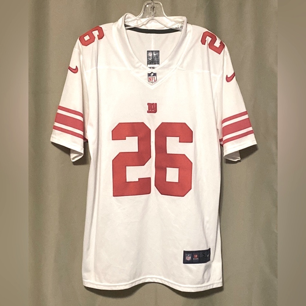 New York Giants Saquon Barkley #26 Nike On Field Game Away Jersey  Mens Small